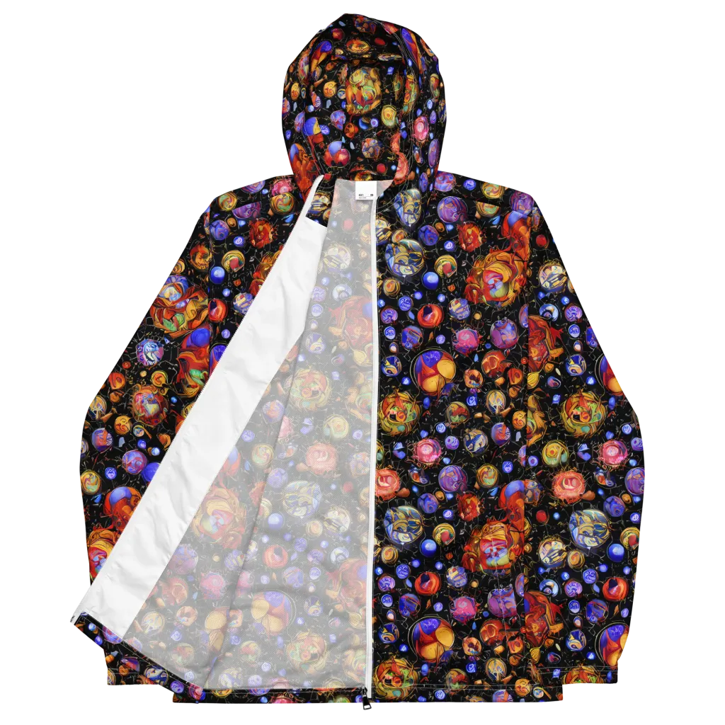 Infinite Orbs on Men's Windbreaker — Front