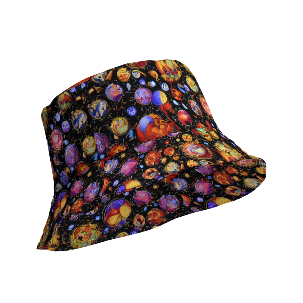 Infinite Orbs on Reversible Bucket Hat — Product details Outside