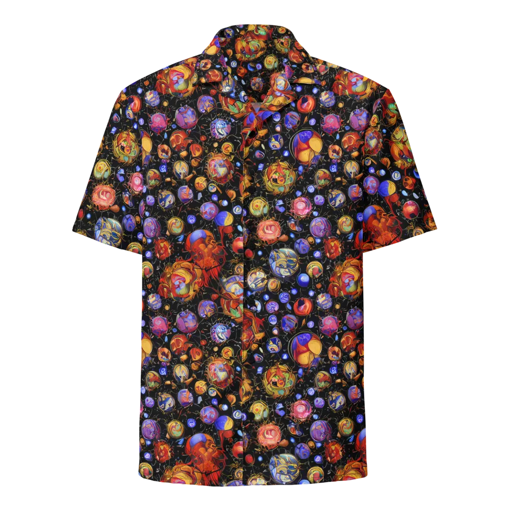 Infinite Orbs on Button Shirt — Front