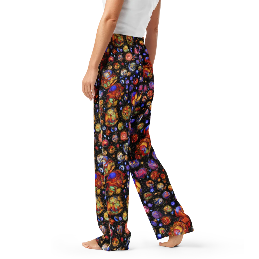 Infinite Orbs on Women's Pajama Pants — Left