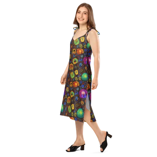 Chromatic Relics on a Slip Dress