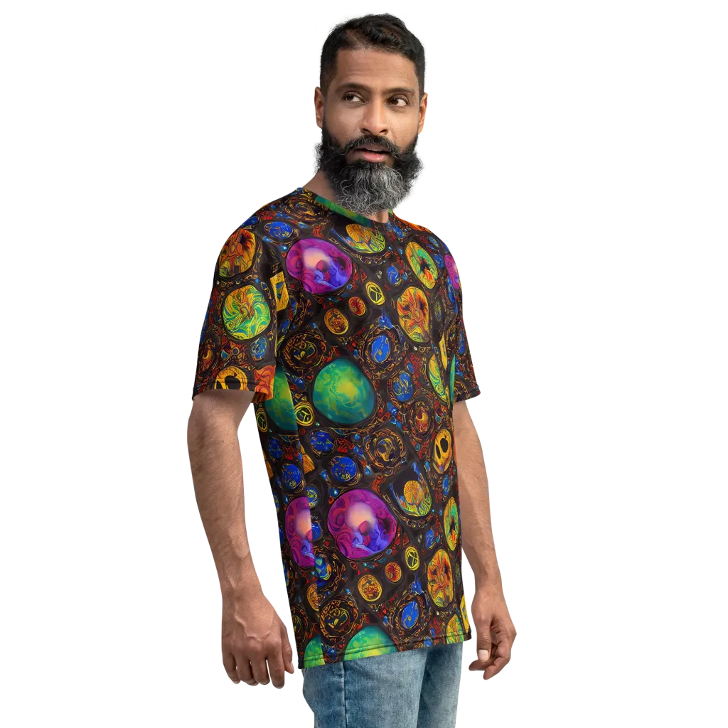 Chromatic Relics on Men's Crew Neck T-Shirt — Right