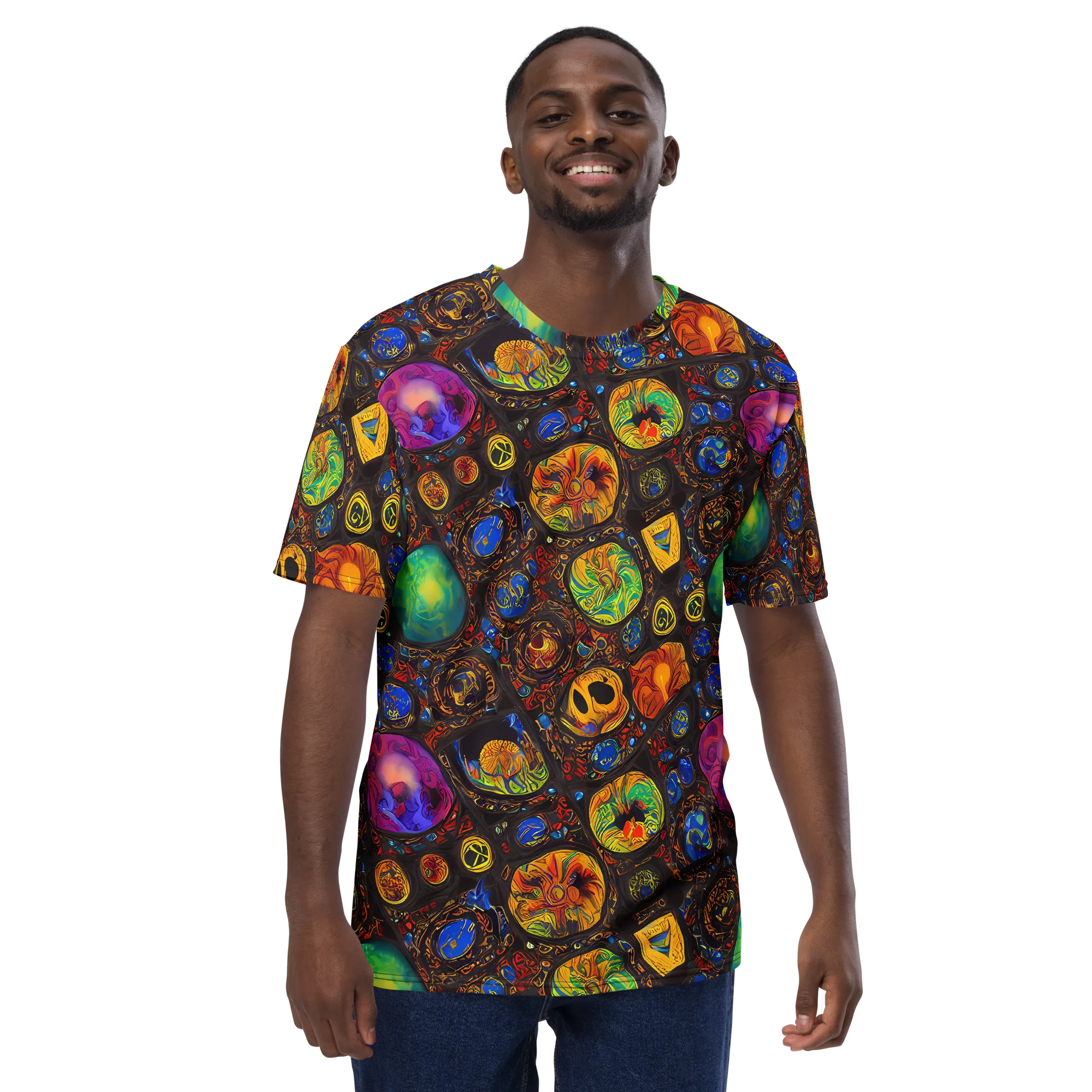 Chromatic Relics on Men's Crew Neck T-Shirt — Front