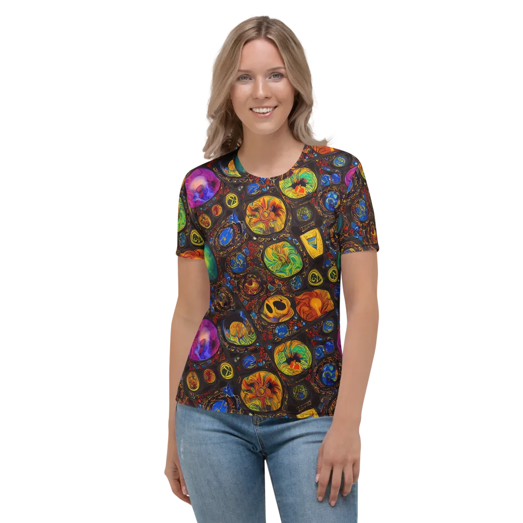 Chromatic Relics on Women's Crew Neck T-Shirt — Front