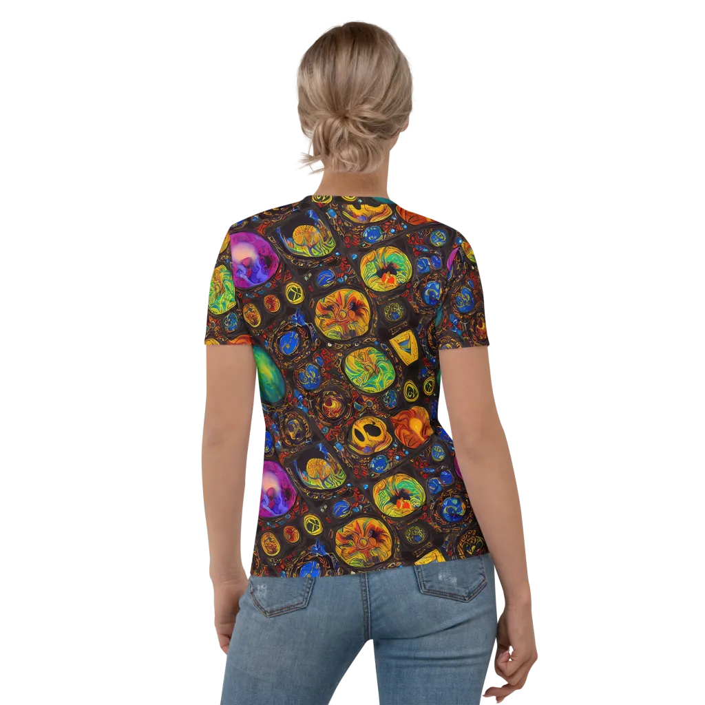 Chromatic Relics on Women's Crew Neck T-Shirt — Back