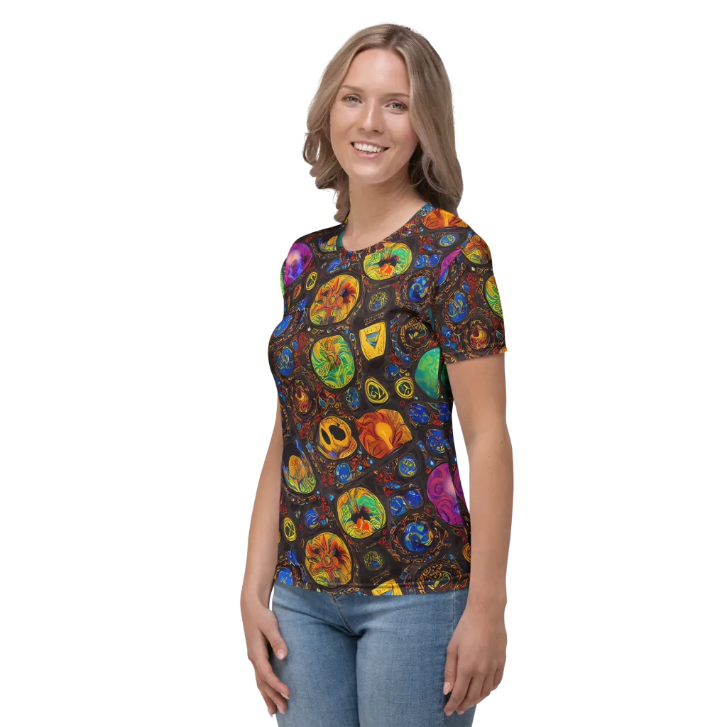 Chromatic Relics on Women's Crew Neck T-Shirt — Left