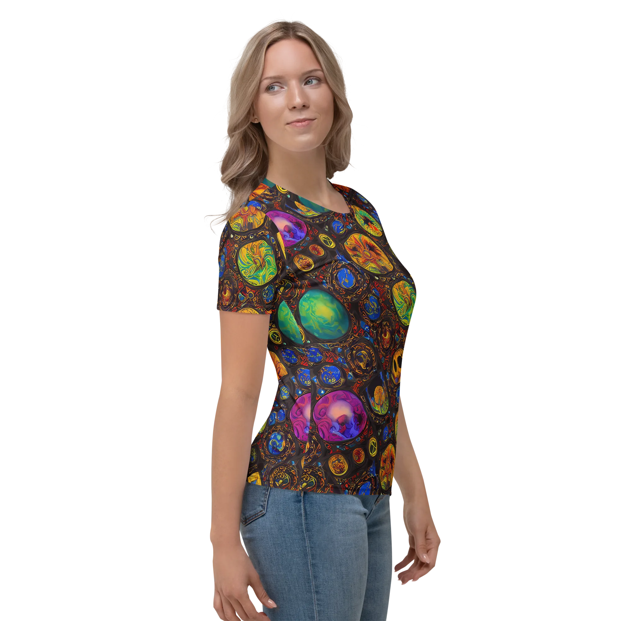 Chromatic Relics on Women's Crew Neck T-Shirt — Right