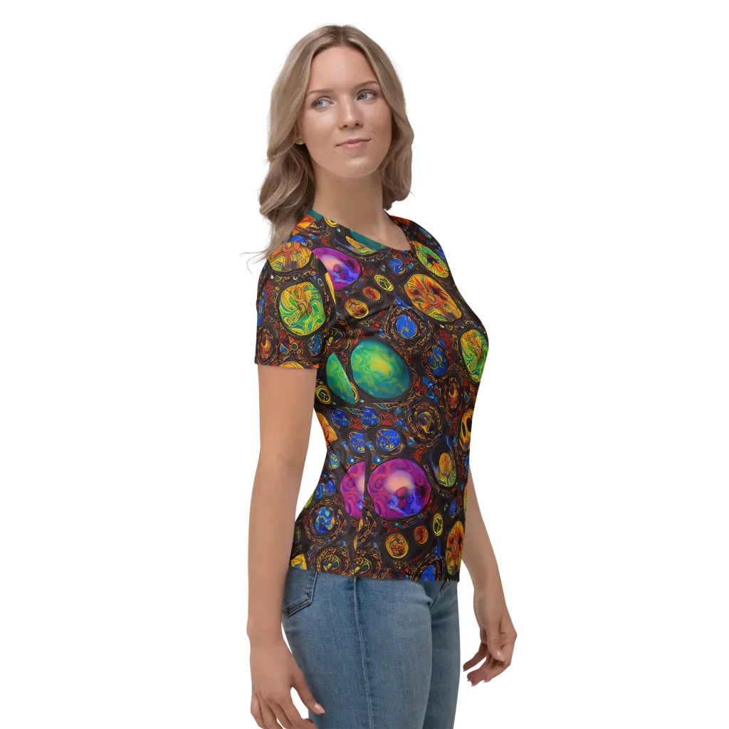 Chromatic Relics on Women's Crew Neck T-Shirt — Right