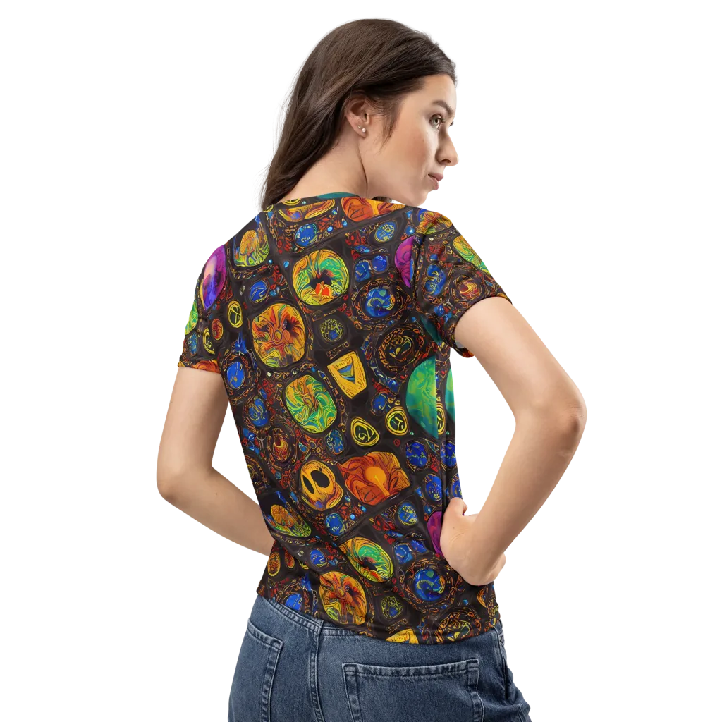 Chromatic Relics on Women's Crew Neck T-Shirt — Back
