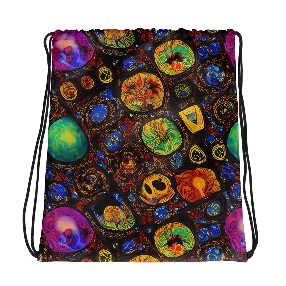 Chromatic Relics on Drawstring Bag — Photo