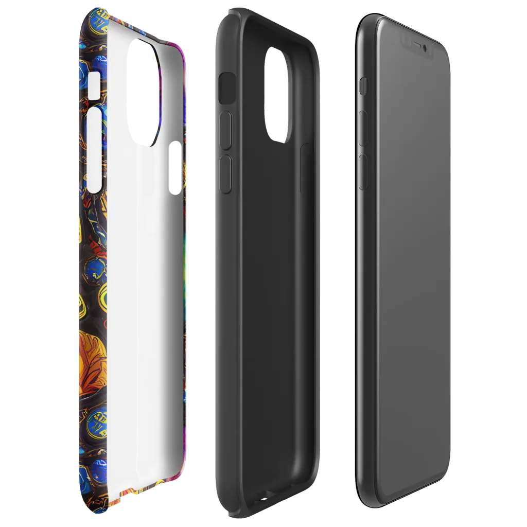 Chromatic Relics on Tough Case for iPhone® — Right