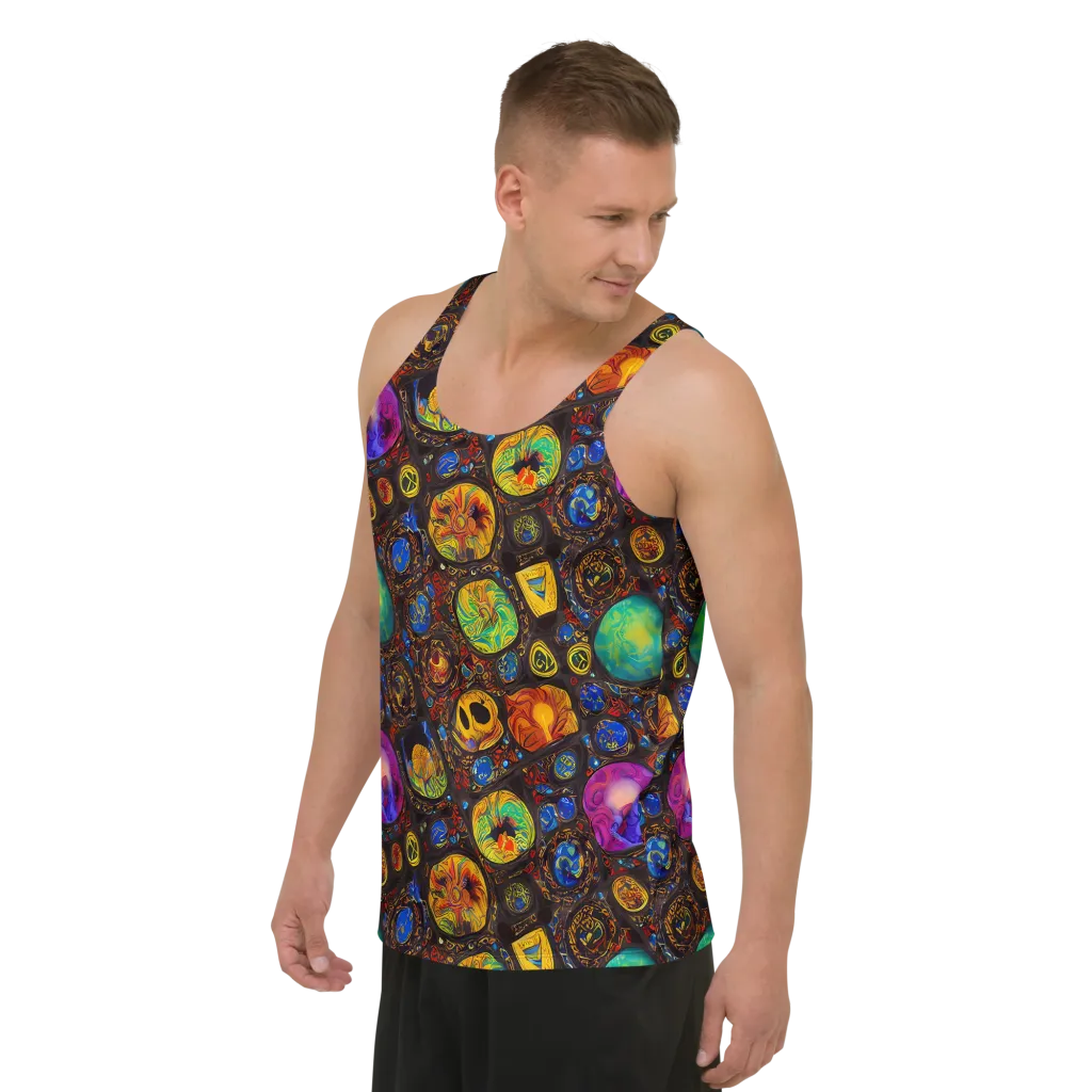 Chromatic Relics on Men's Tank Top — Left Front