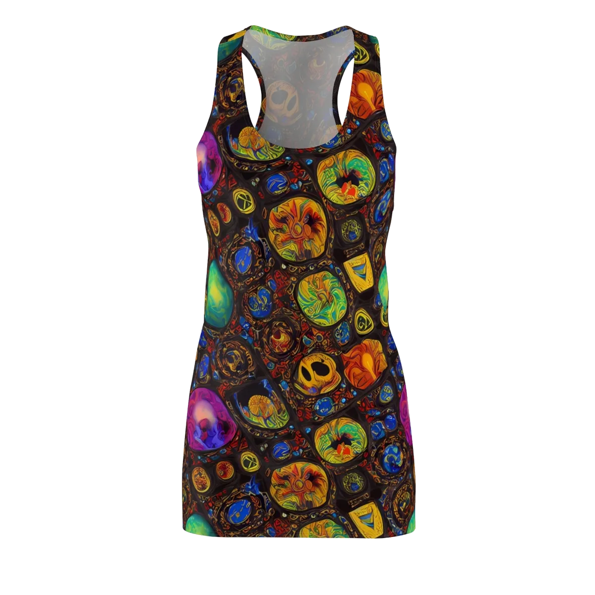 Chromatic Relics on Racerback Dress — Front