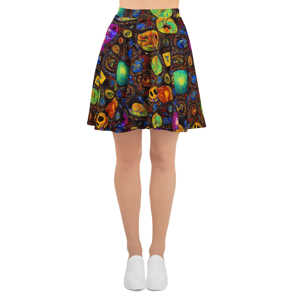Chromatic Relics on Skater Skirt — Front