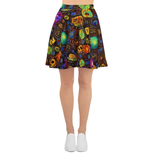 Chromatic Relics on a Skater Skirt