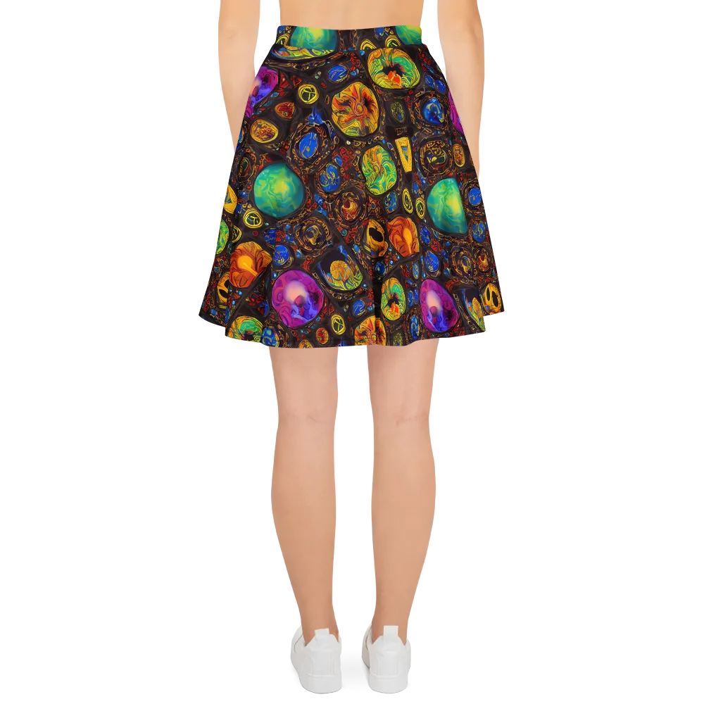 Chromatic Relics on Skater Skirt — Back