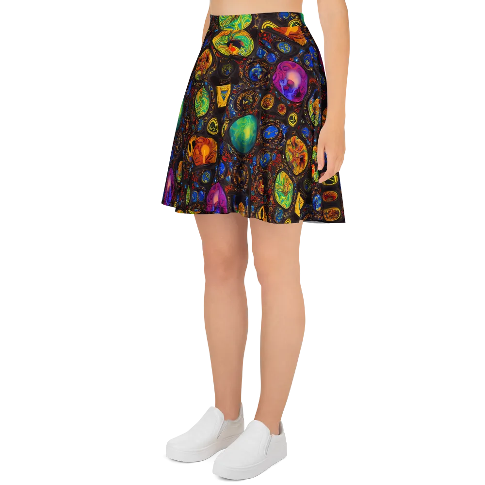 Chromatic Relics on Skater Skirt — Left