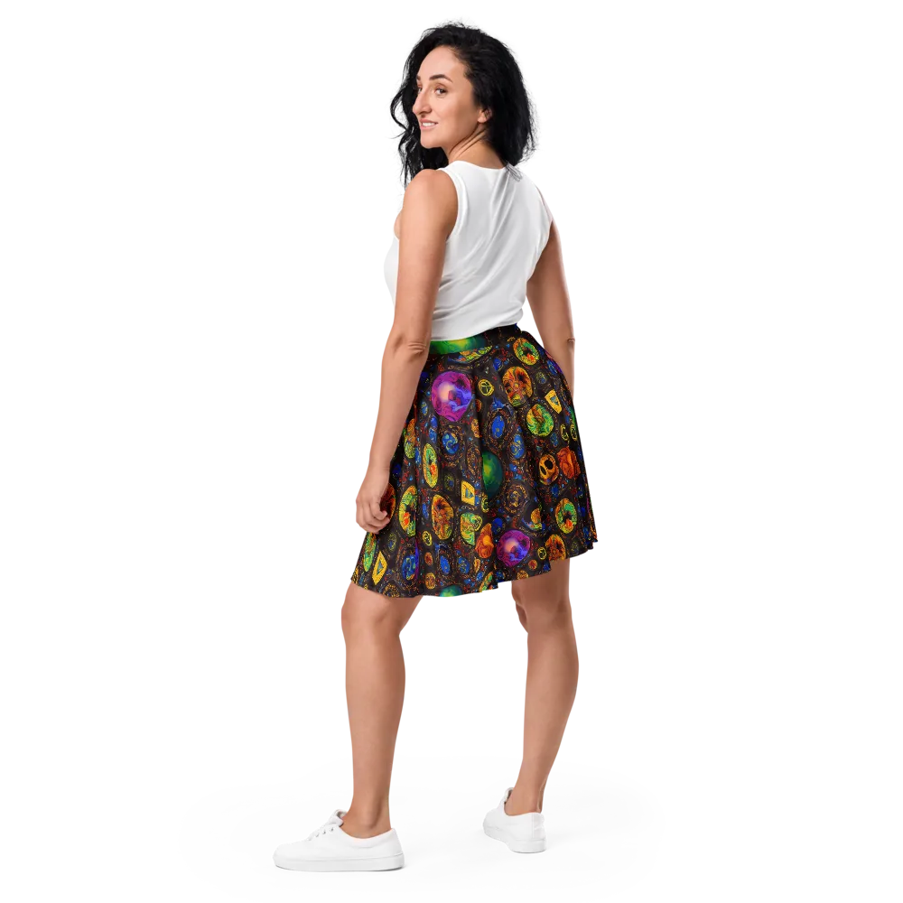 Chromatic Relics on Skater Skirt — Back