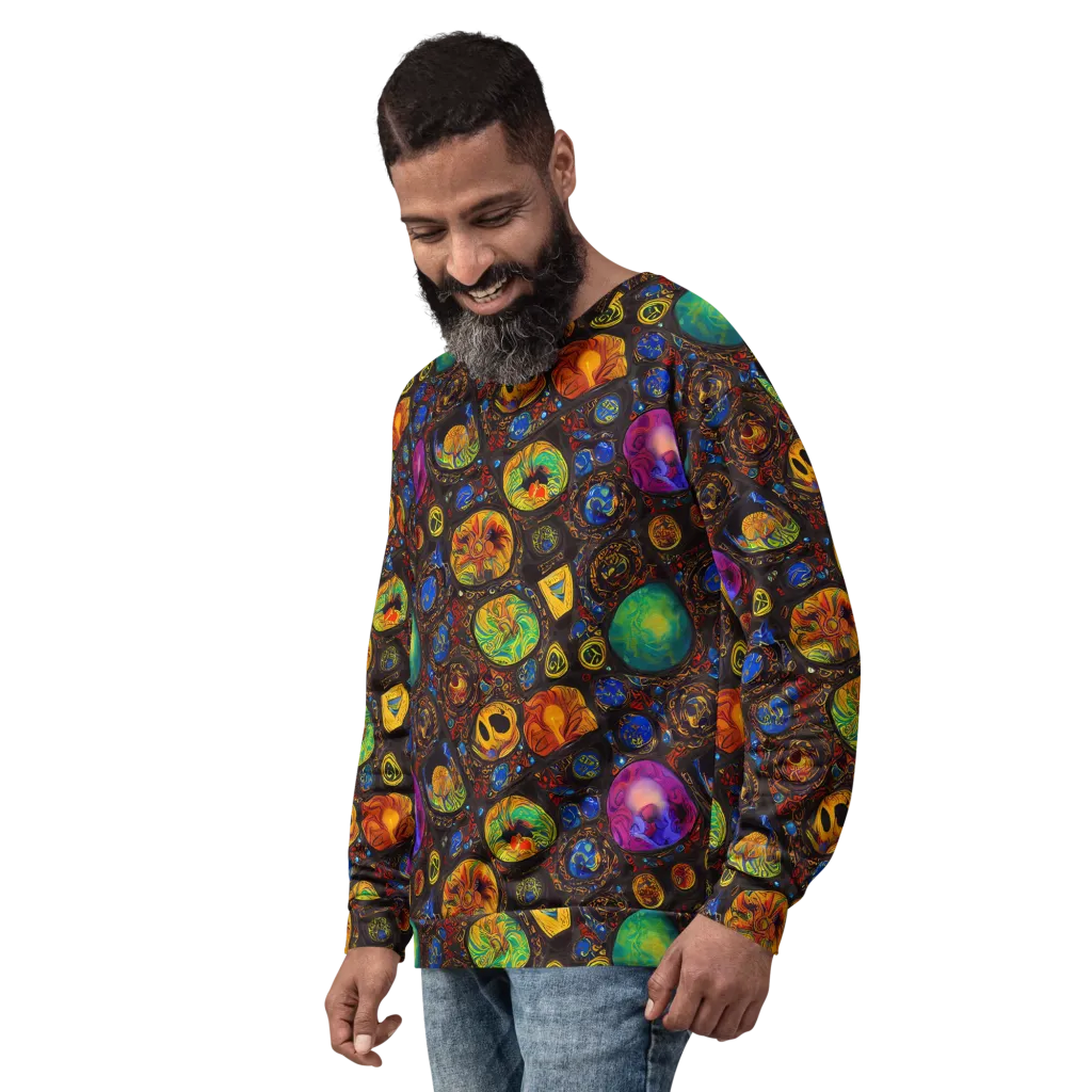 Chromatic Relics on Sweatshirt — Left Front
