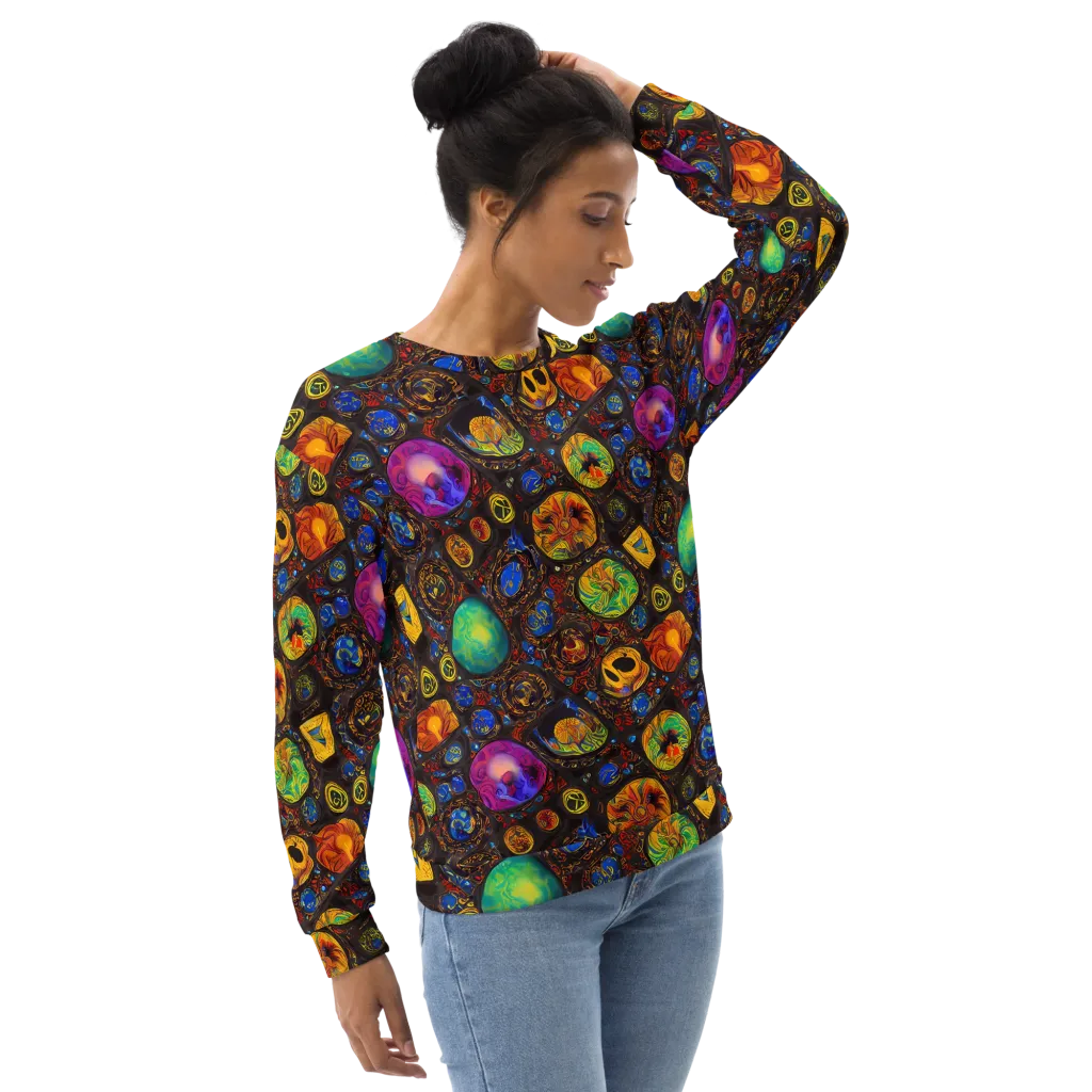 Chromatic Relics on Sweatshirt — Right Front