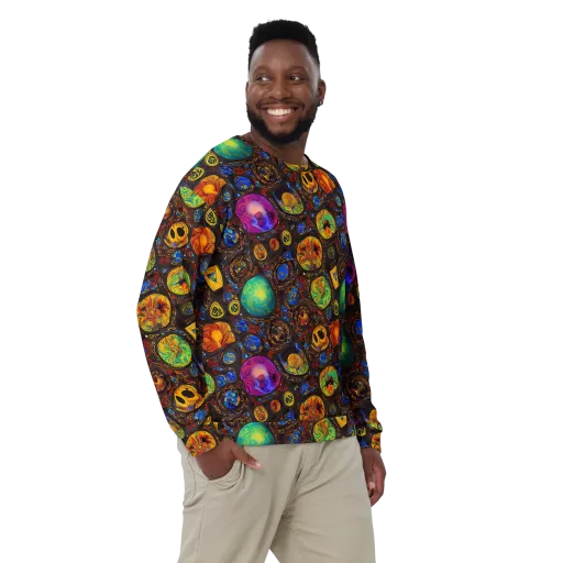 Chromatic Relics on a Sweatshirt