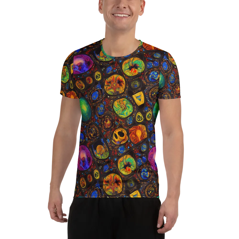 Chromatic Relics on Men's Athletic T-Shirt — Front
