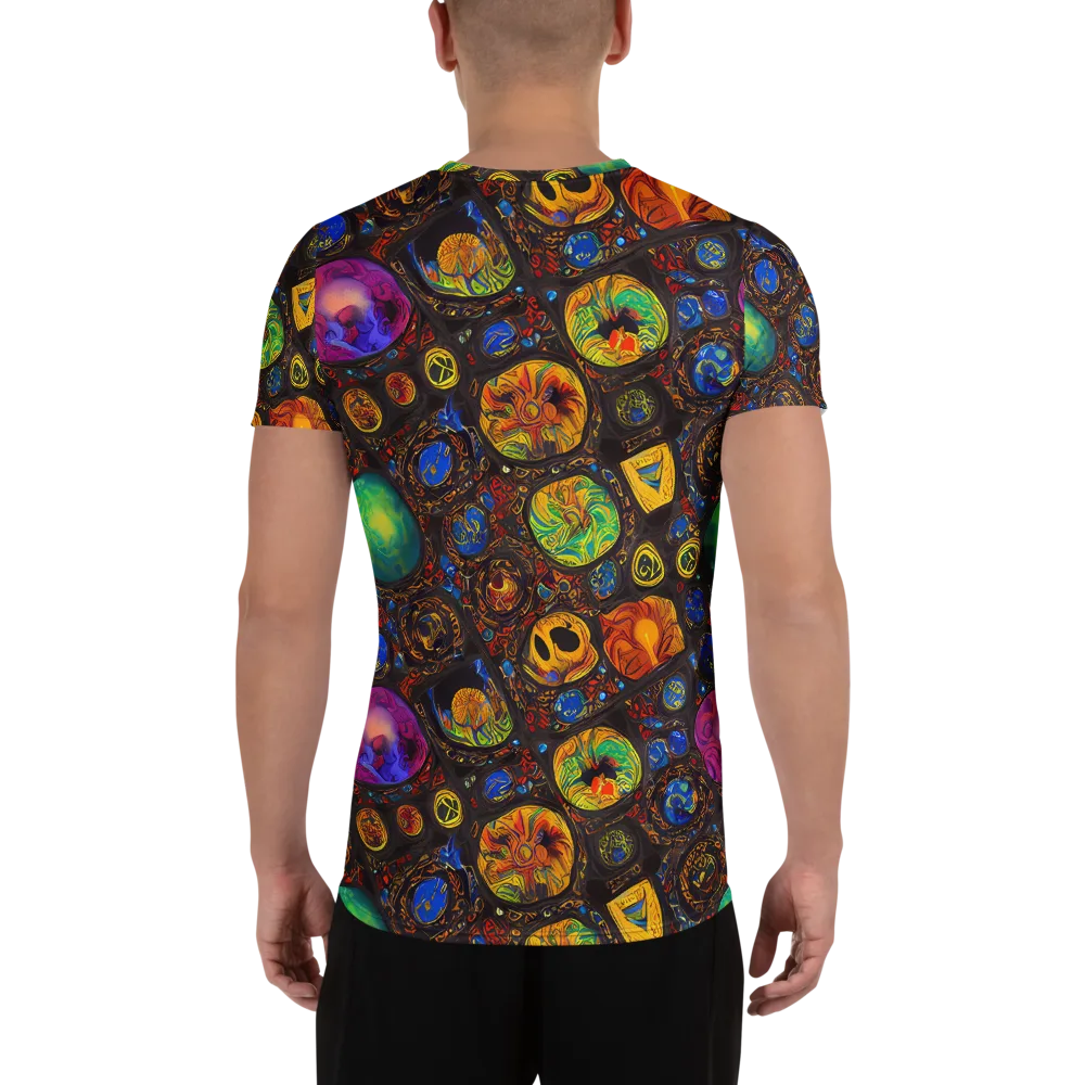 Chromatic Relics on Men's Athletic T-Shirt — Back