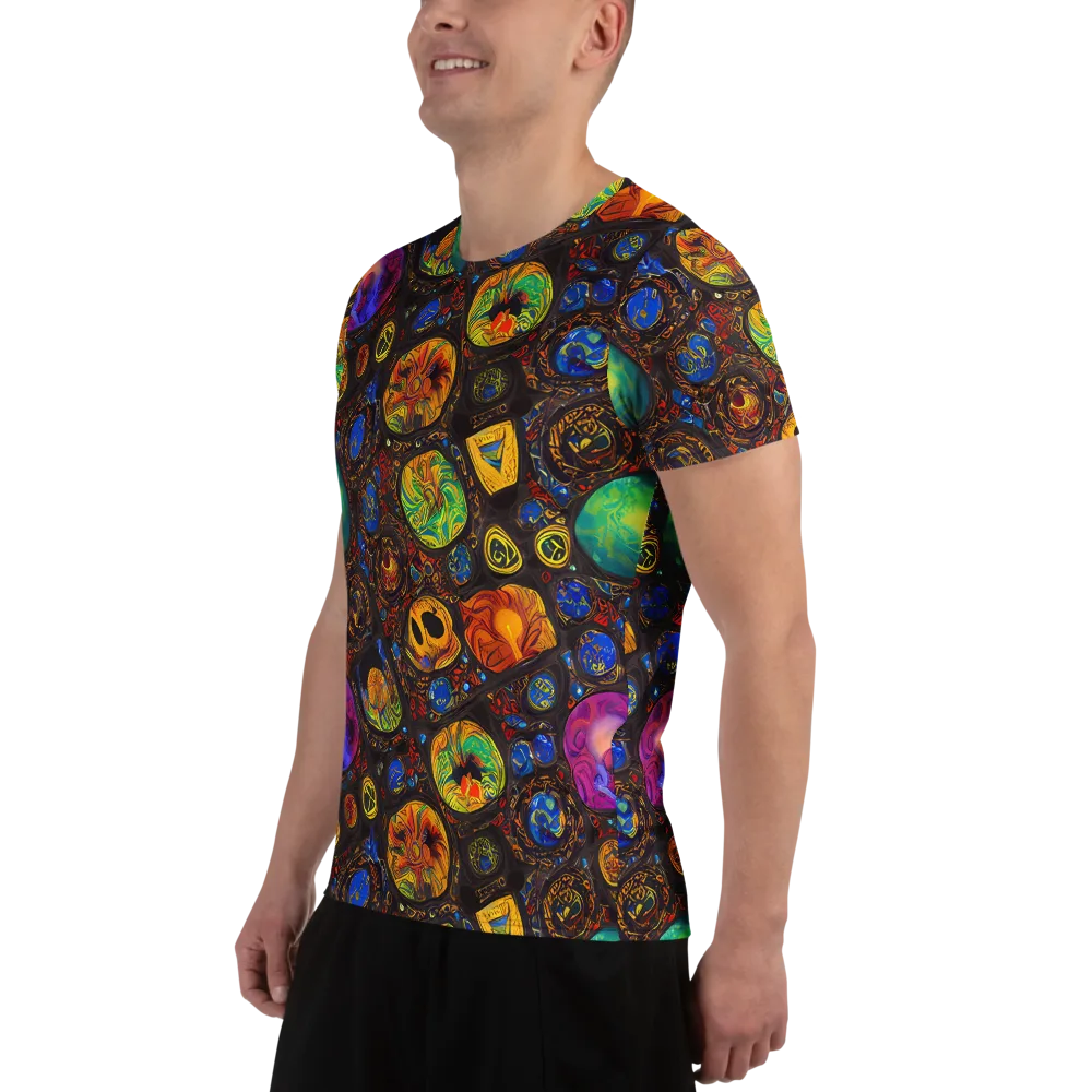 Chromatic Relics on Men's Athletic T-Shirt — Left