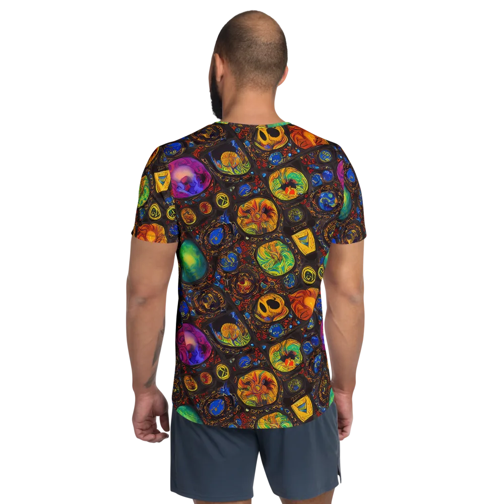 Chromatic Relics on Men's Athletic T-Shirt — Back