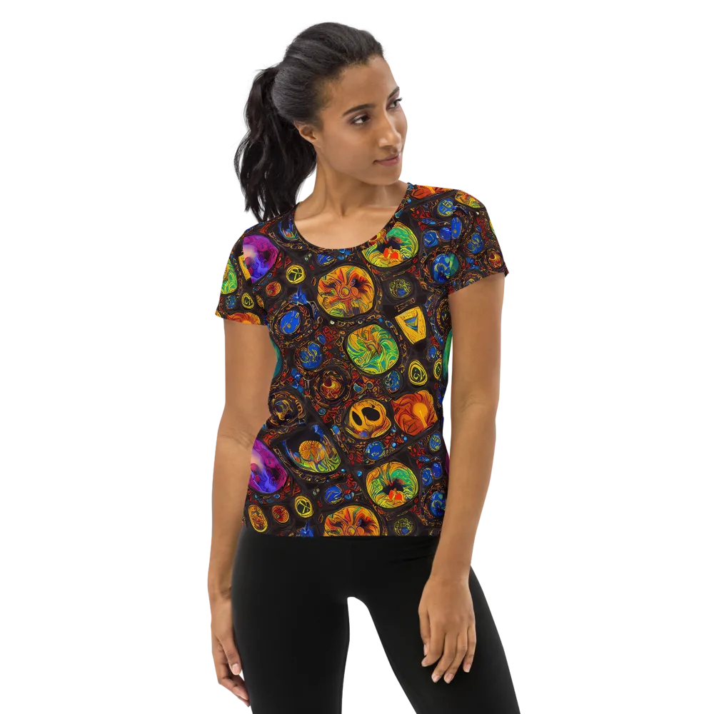 Chromatic Relics on Women's Athletic T-Shirt — Front
