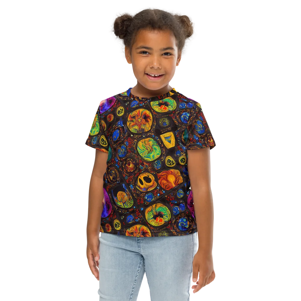 Chromatic Relics on Kids Crew Neck T-Shirt — Front