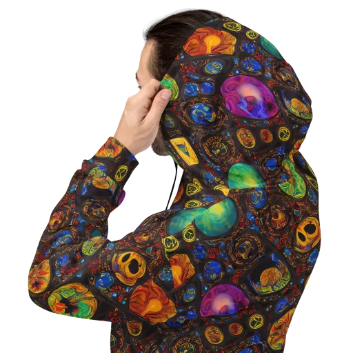 Chromatic Relics on a Hoodie
