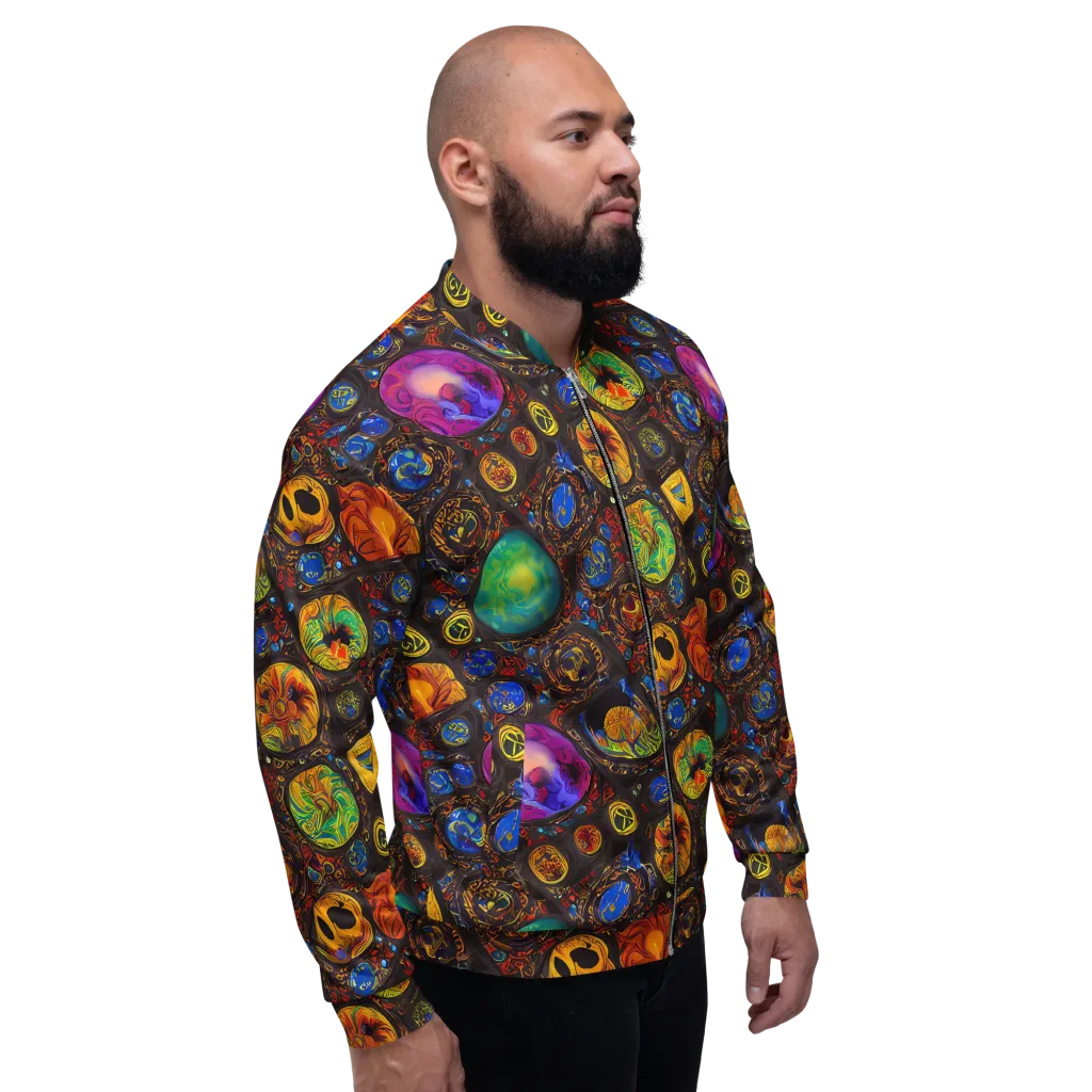 Chromatic Relics on Bomber Jacket — Right