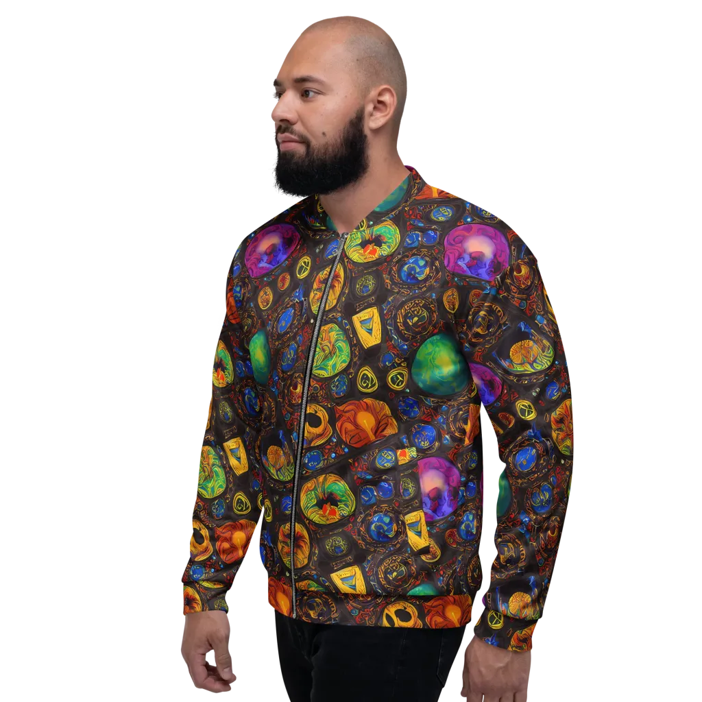 Chromatic Relics on Bomber Jacket — Left