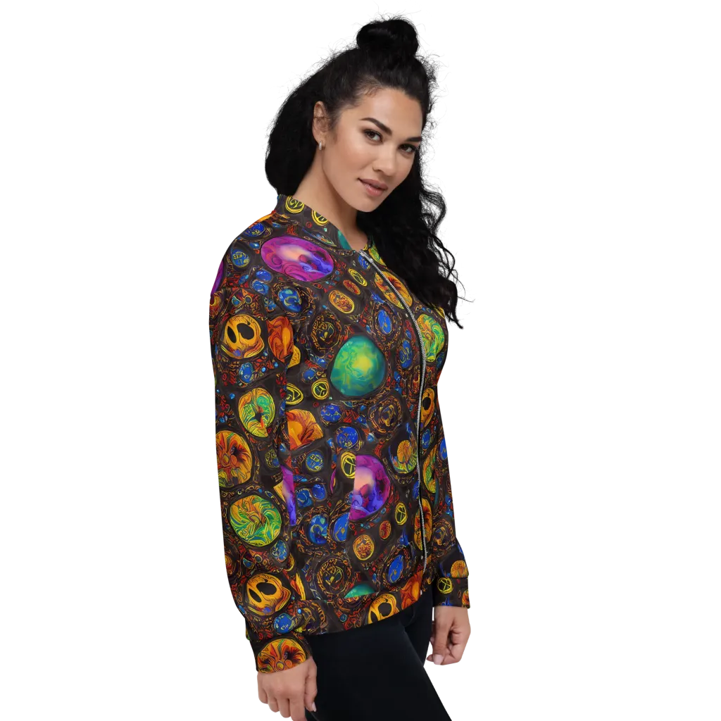 Chromatic Relics on Bomber Jacket — Right