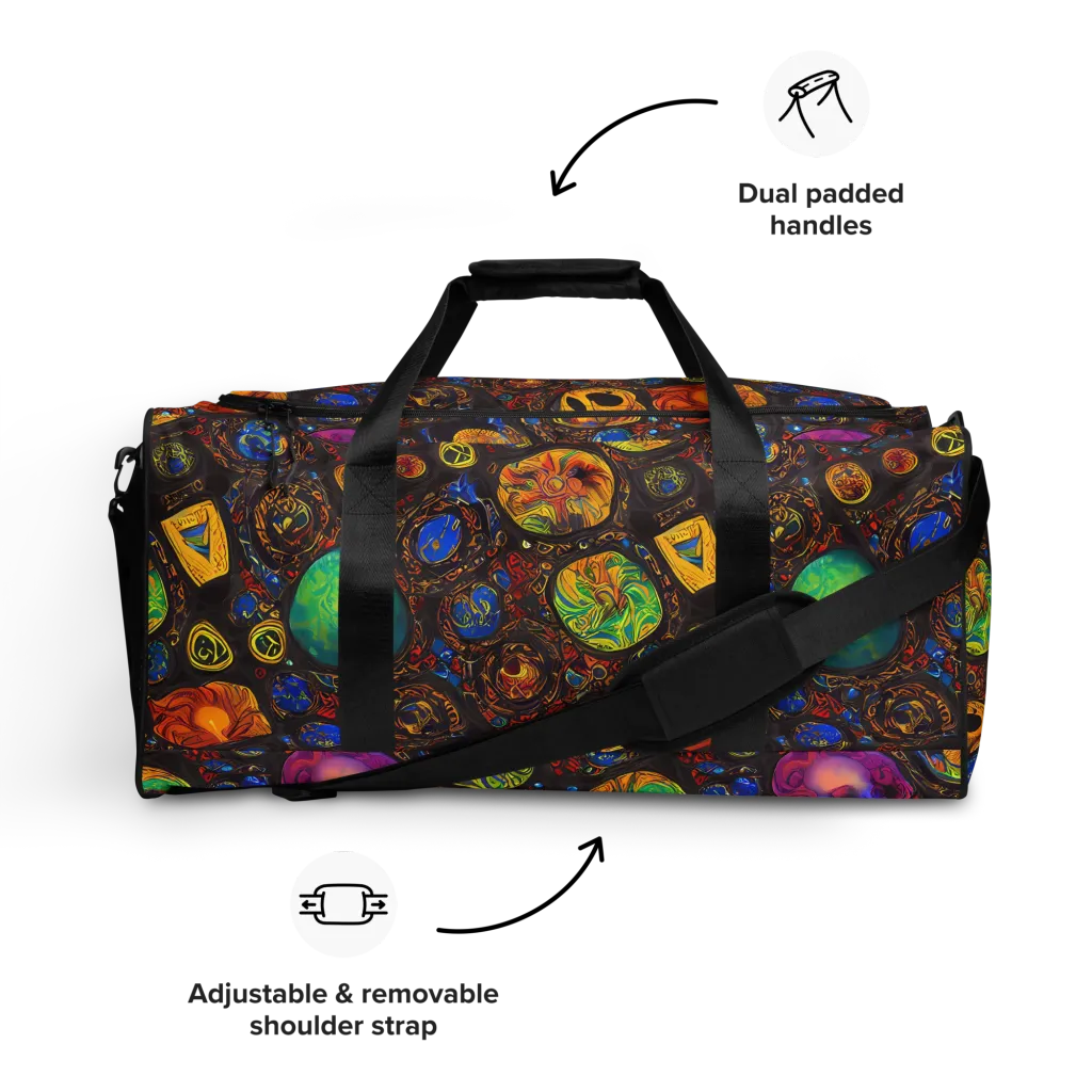 Chromatic Relics on Duffle Bag — Front