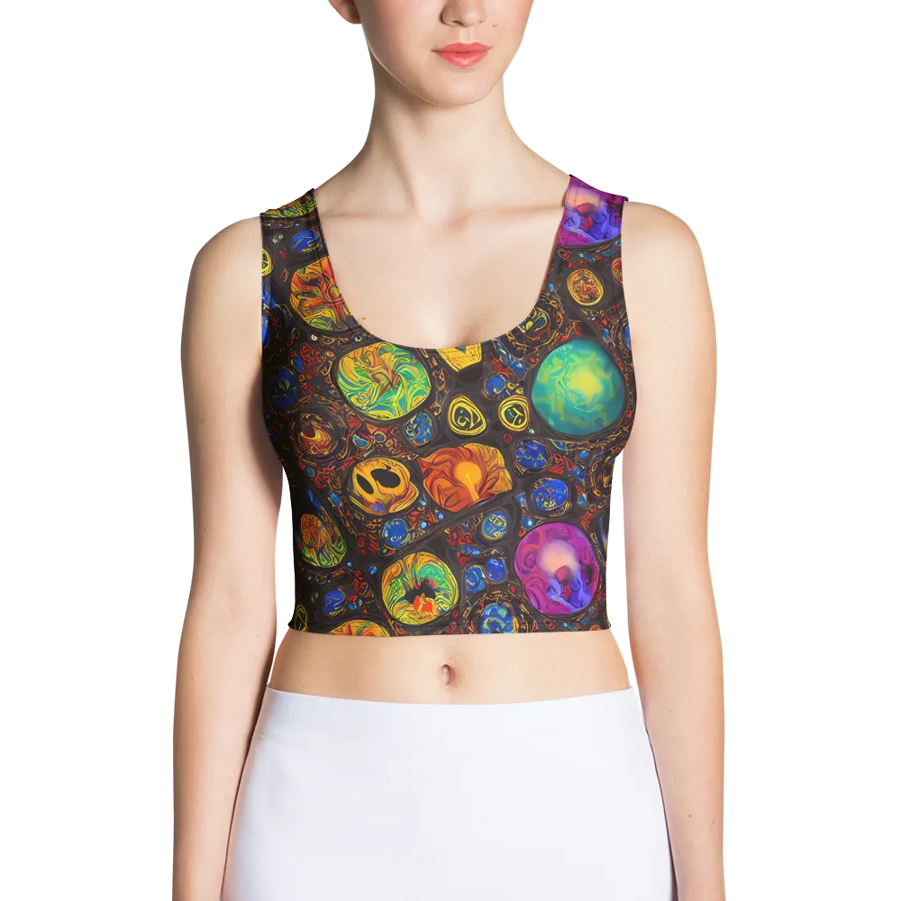 Chromatic Relics on Crop Top — Front