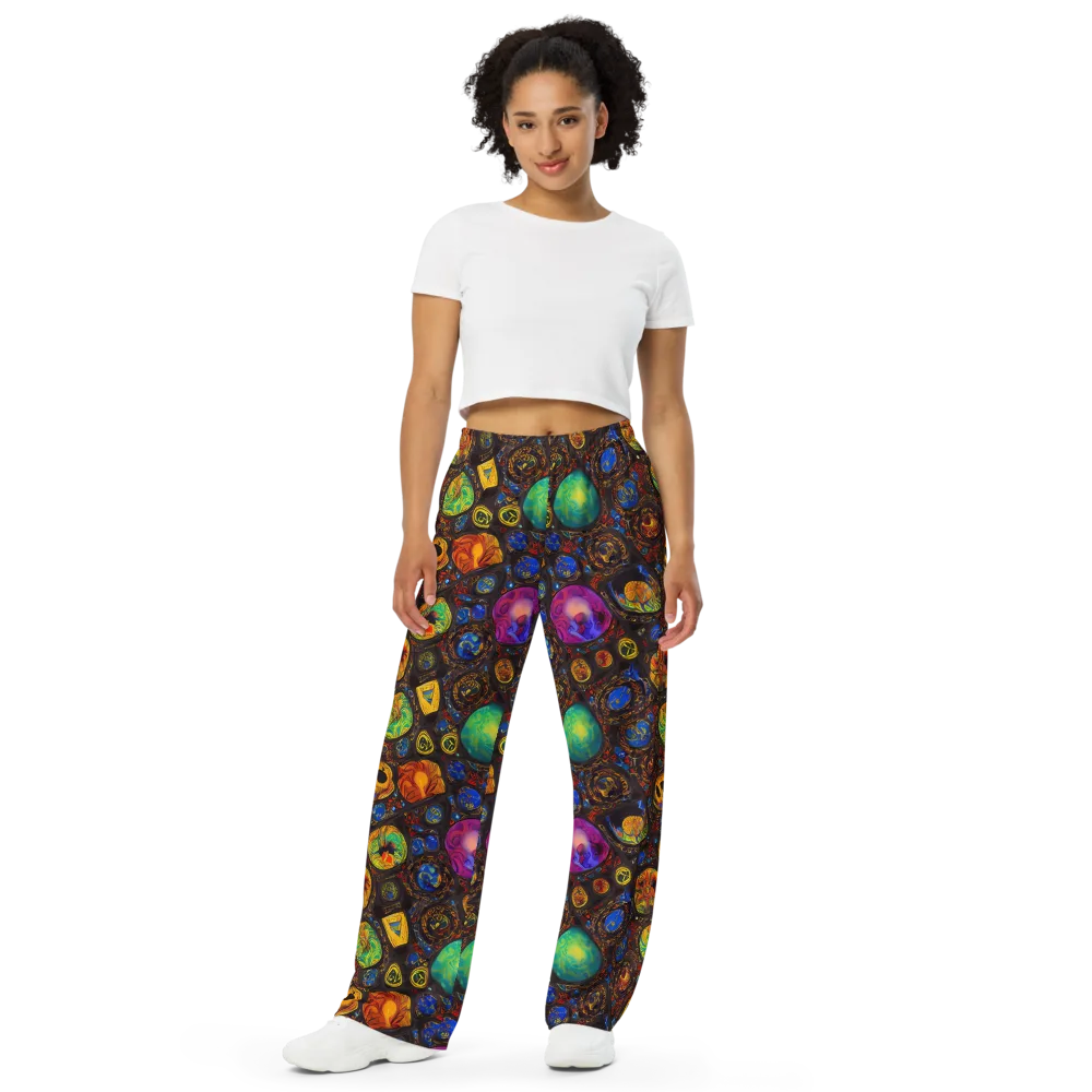 Chromatic Relics on Wide-Leg Pants — Front