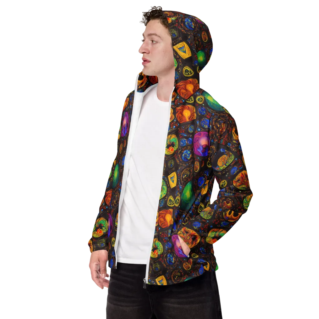 Chromatic Relics on Men's Windbreaker — Left Front