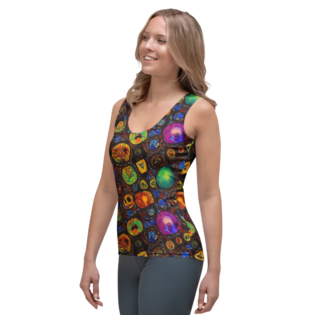 Chromatic Relics on Women's Tank Top — Left Front