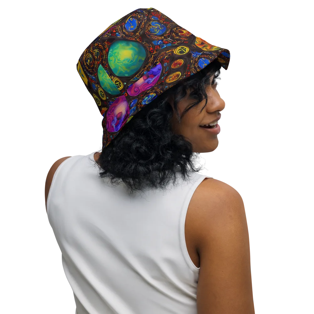 Chromatic Relics on Reversible Bucket Hat — Right Outside