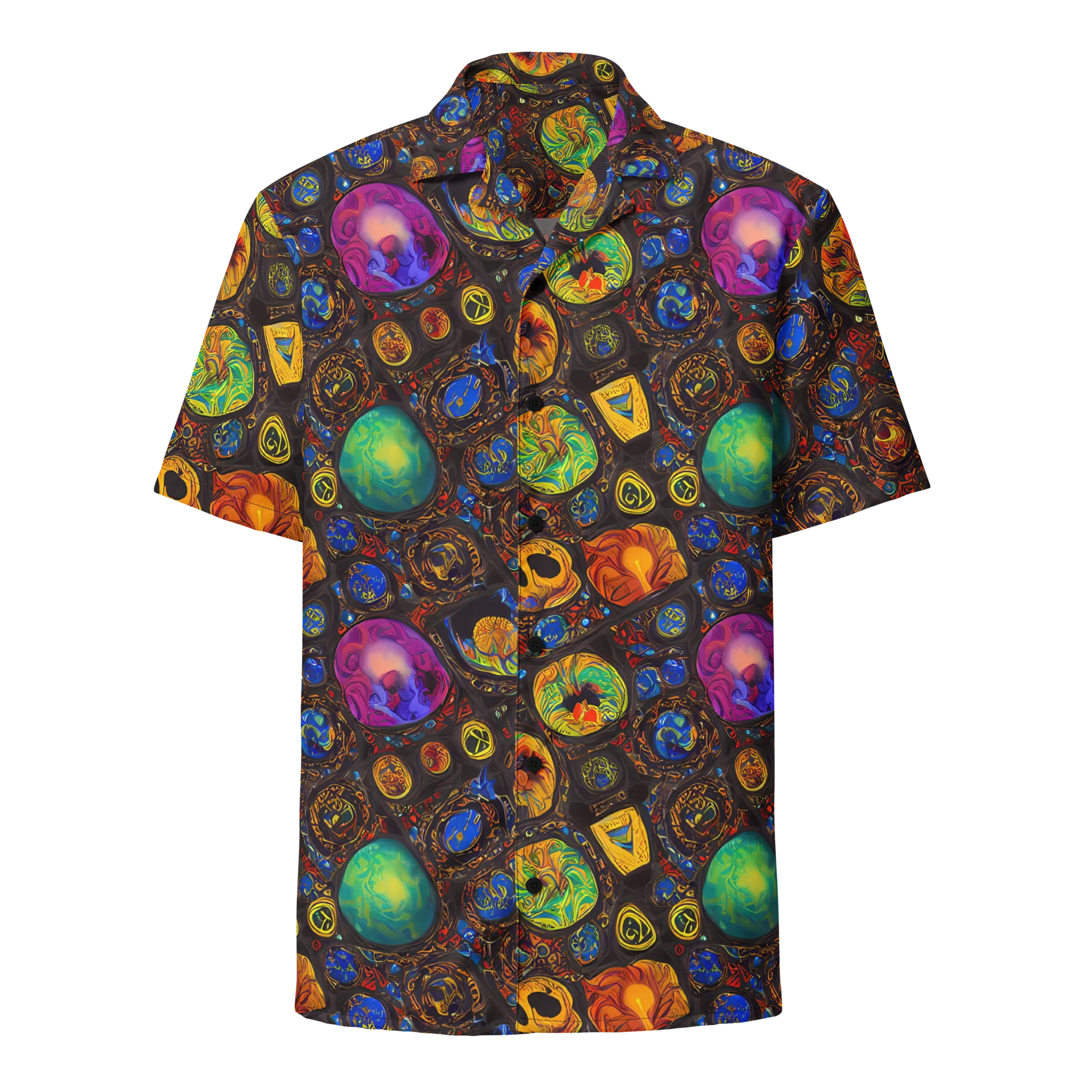 Chromatic Relics on Button Shirt — Front