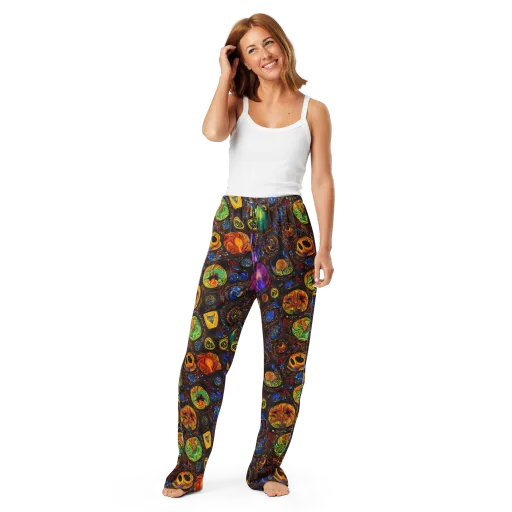 Chromatic Relics on a Women's Pajama Pants