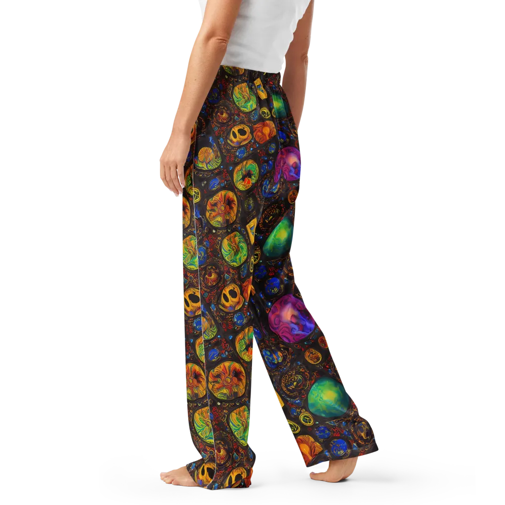 Chromatic Relics on Women's Pajama Pants — Left