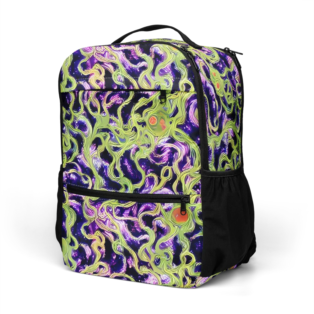Orchid Supernova on Utility Backpack — Left Front