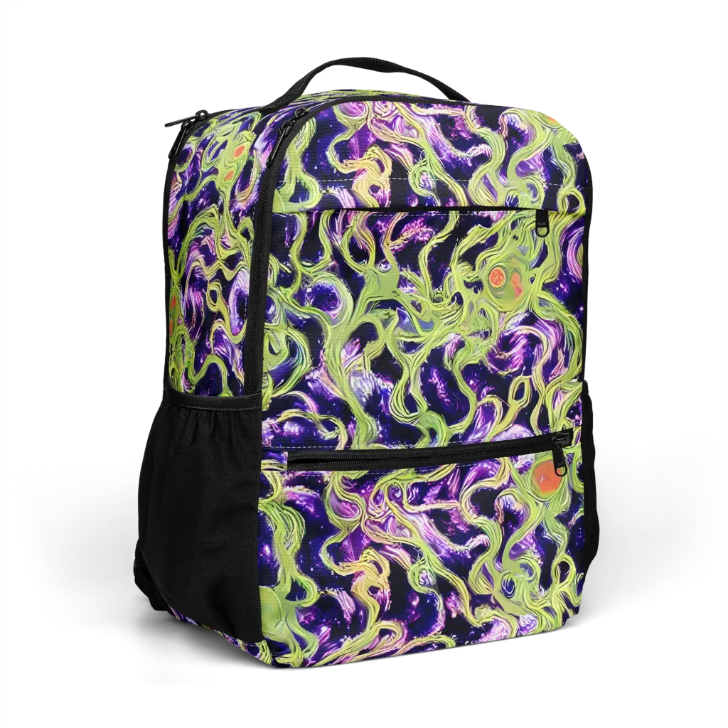 Orchid Supernova on Utility Backpack — Right Front