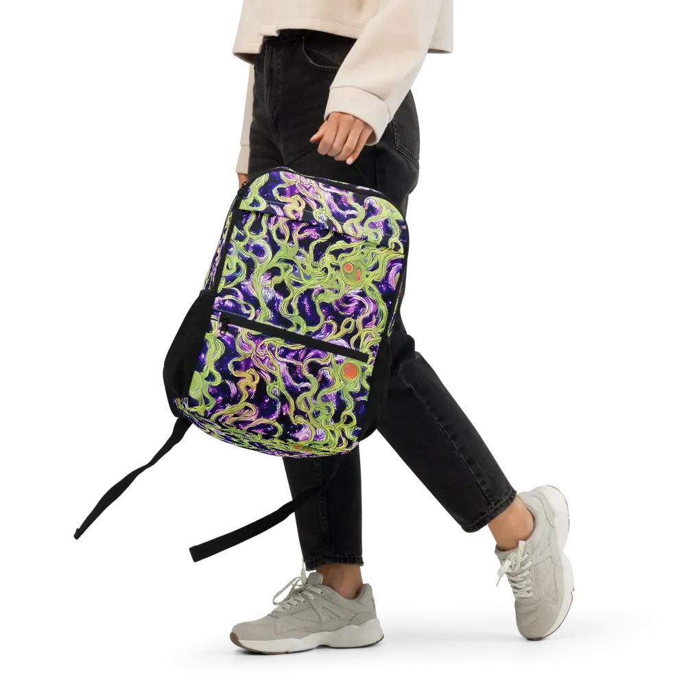 Orchid Supernova on Utility Backpack — Front