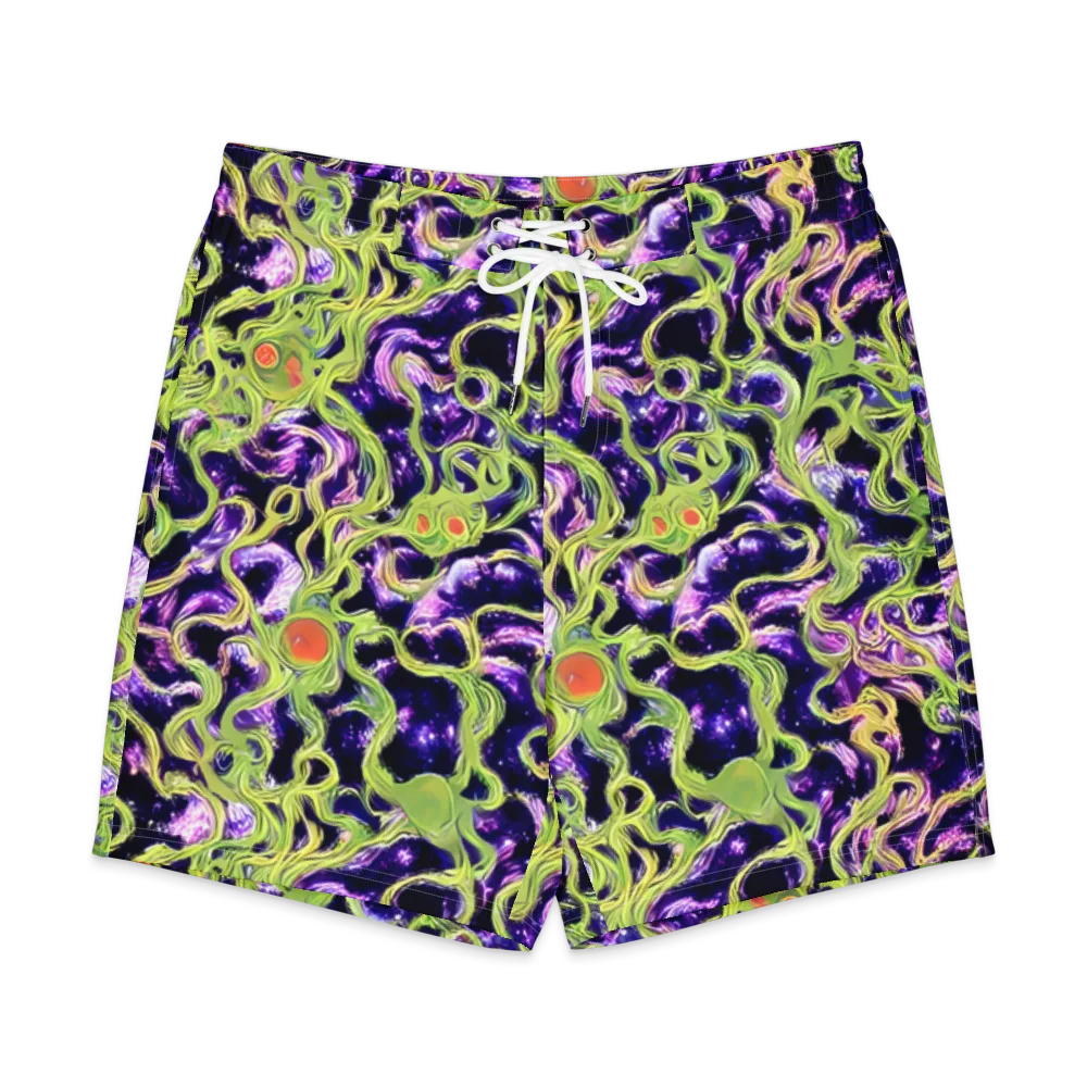 Orchid Supernova on Men's Board Shorts — Front