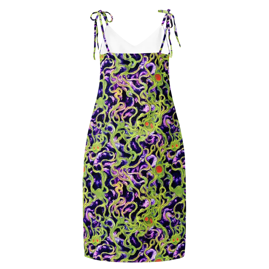 Orchid Supernova on Slip Dress — Back
