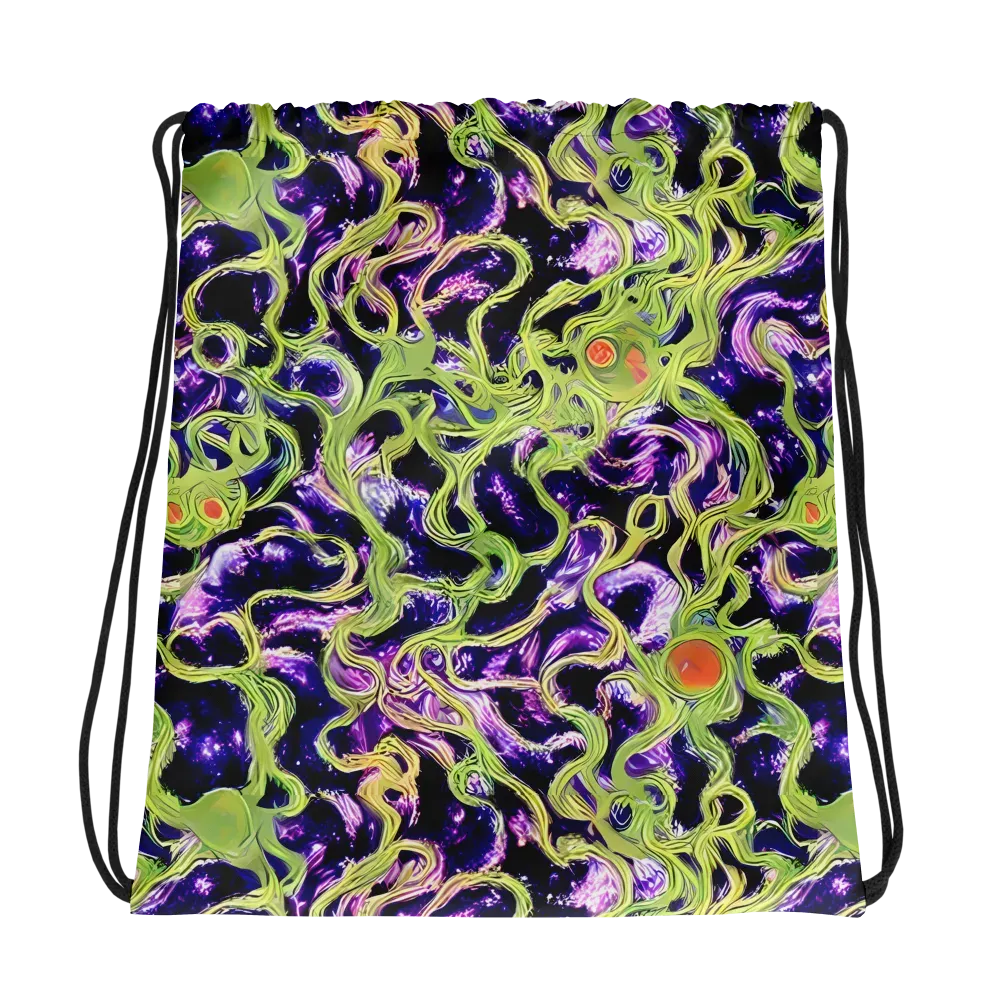 Orchid Supernova on Drawstring Bag — Photo